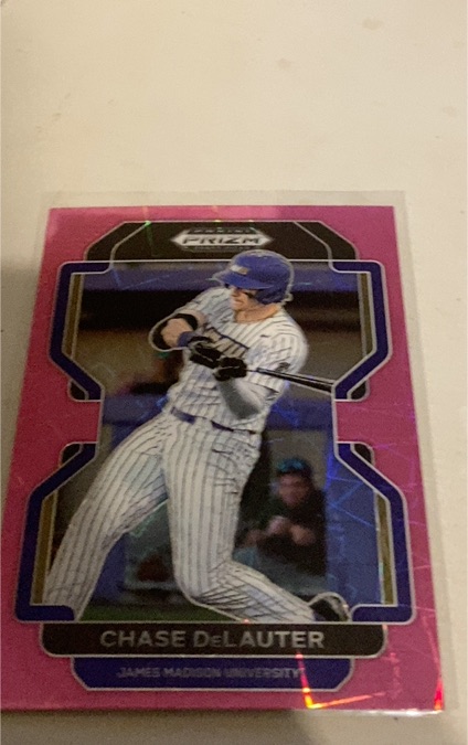 2022 Panini Prizm Draft Picks #PDP16 Chase DeLauter — front