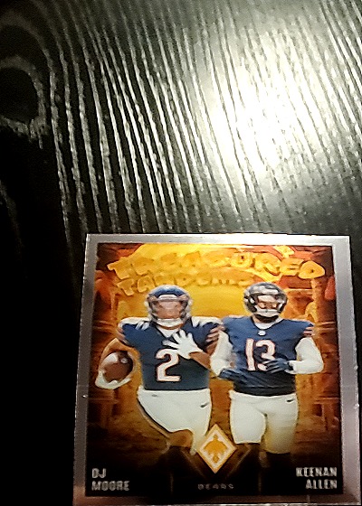 2024 Panini Phoenix - Treasured Tandems D.J. Moore, Keenan Allen #TT-CHI — front