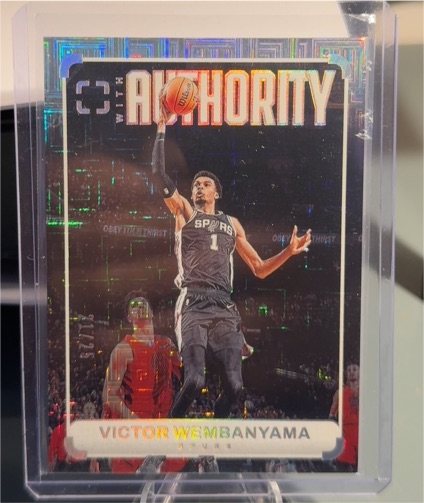 2024-25 Panini Photogenic With Authority #14 Victor Wembanyama — front