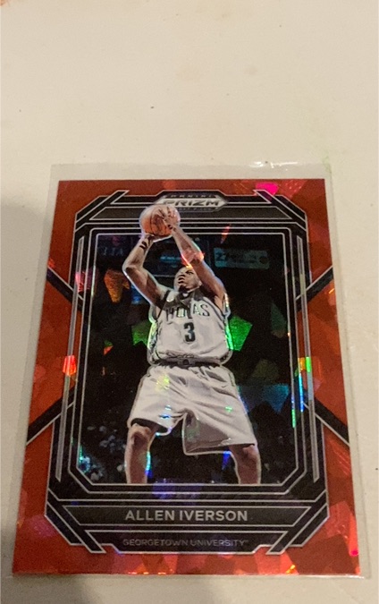 2023-24 Panini Prizm Draft Picks #77 Allen Iverson — front