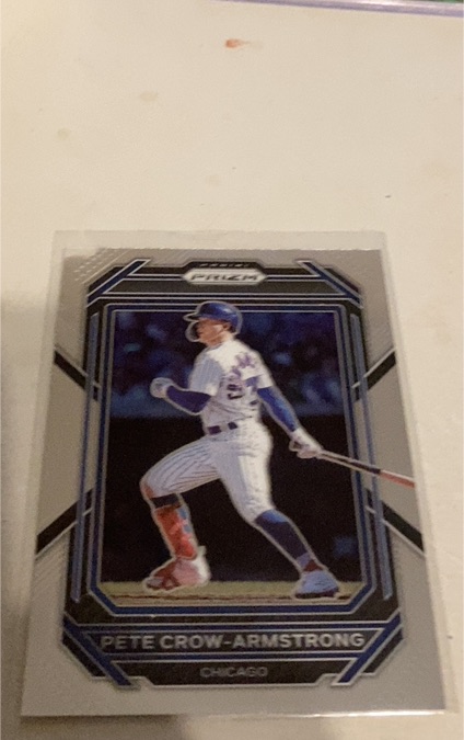 2023 Panini Prizm #53 Pete Crow-Armstrong Chicago Cubs — front