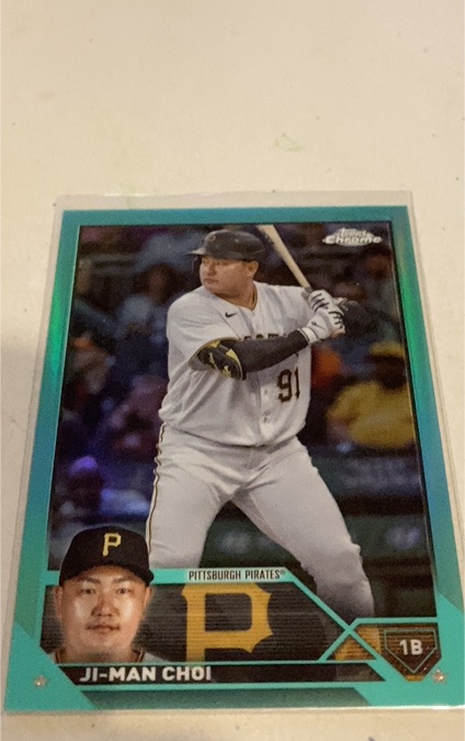 2023 Topps Chrome Update #USC14 Ji-Man Choi — front