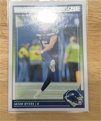 2024 Score Football #259 Jason Myers — front