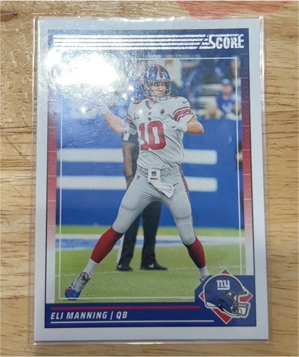 2024 Panini Score #216 Eli Manning — front