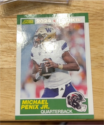 2024 Score 35th Anniversary Rookie #7 Michael Penix Jr. — front