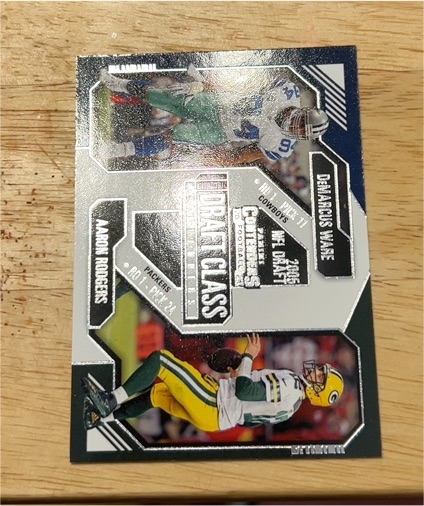 2024 Panini Contenders Historic Draft Class #22 Aaron Rodgers / DeMarcus Ware — front