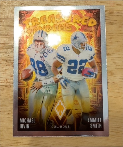 2024 Panini Phoenix #TT-DAL Treasured Tandems Michael Irvin, Emmitt Smith — front