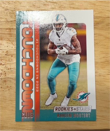 2024 Panini Rookies & Stars #TC-RMT Raheem Mostert Touchdown Club — front