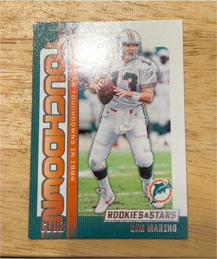 2024 Panini Rookies & Stars Touchdown Club #TC-DMO Dan Marino — front
