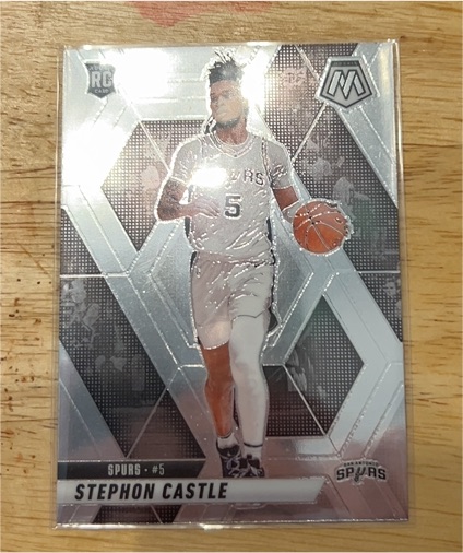2024-25 Panini Mosaic #236 Stephon Castle — front