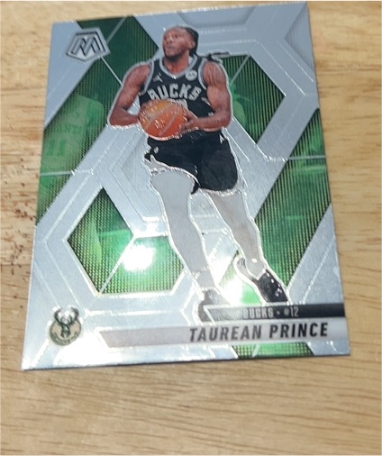 2024-25 Panini Mosaic #12 Taurean Prince — front