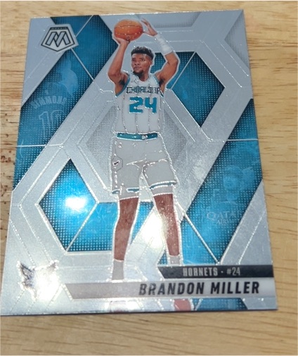 2024-25 Panini Mosaic #24 Brandon Miller — front