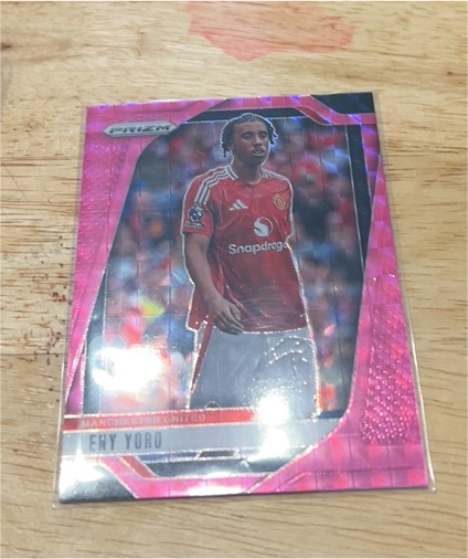 2024-25 Panini Prizm Premier League # Eny Yoro — front