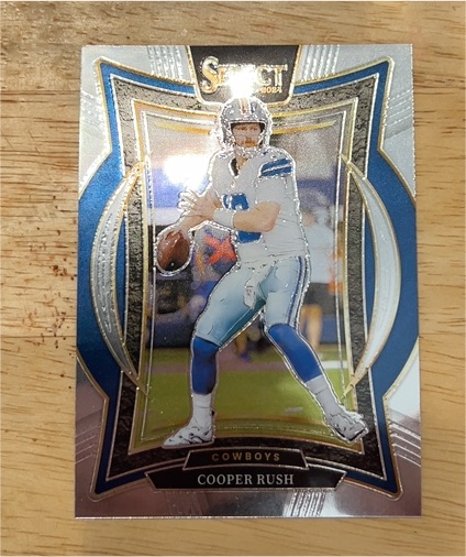 2024 Panini Select #22 Concourse Cooper Rush — front