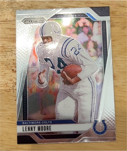 2024 Panini Prizm Football #296 Lenny Moore — front