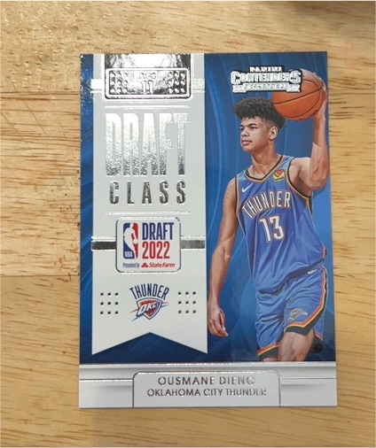 2022-23 Panini Contenders Draft Class #22 Ousmane Dieng — front