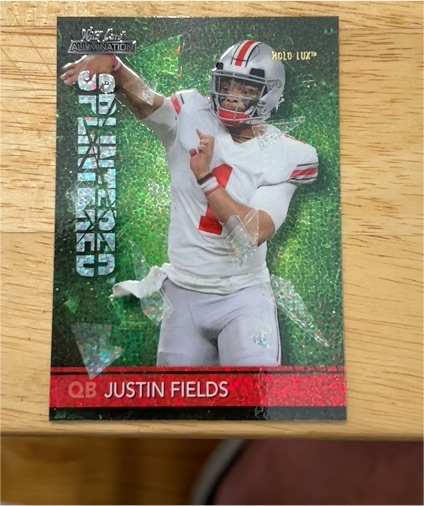 2021 Wild Card Alumination #SP-3 Justin Fields — front
