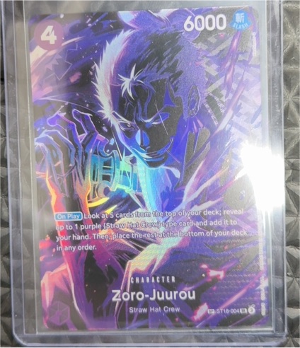One Piece Card Zoro-Juurou SP ST18-004 Legacy of the Master — front