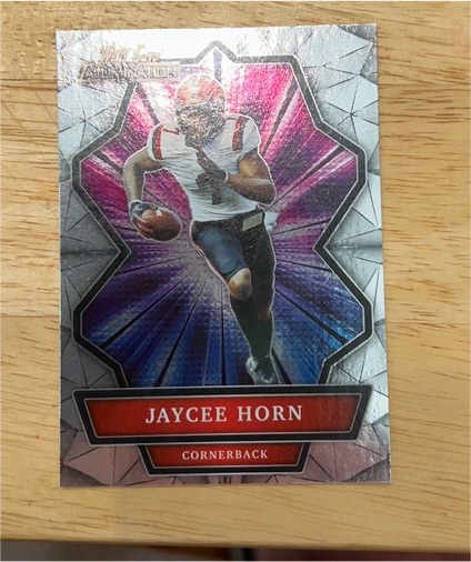 2021 Wild Card Alumination #ABC-22 Jaycee Horn — front