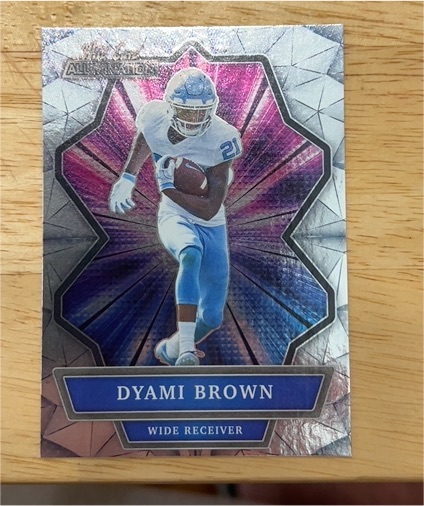 2021 Wild Card Alumination #ABC-8 Dyami Brown — front