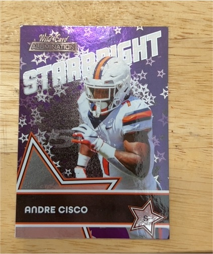 2021 Wild Card Alumination Starbright #SB-33 Andre Cisco — front
