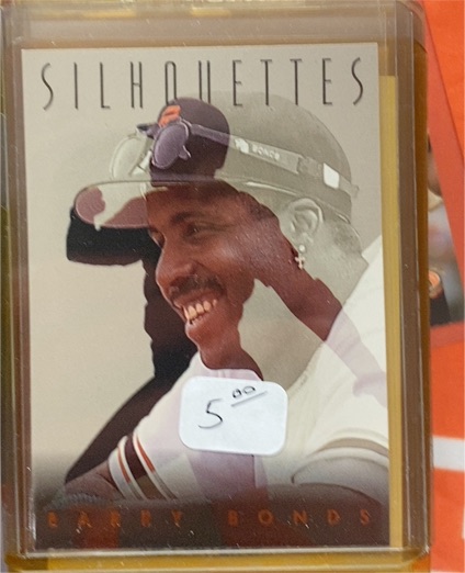 1993 Leaf Studio Silhouettes #2 Barry Bonds — front