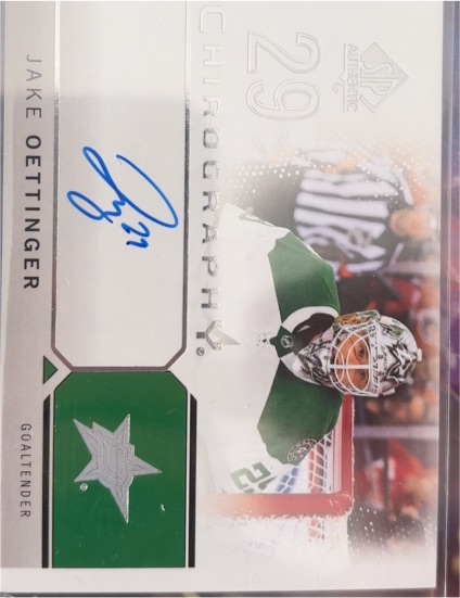 2024-25 Upper Deck SP Authentic Chirography #CJO Jake Oettinger — front
