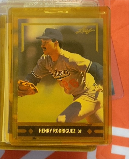 1991 Leaf Henry Rodriguez — front