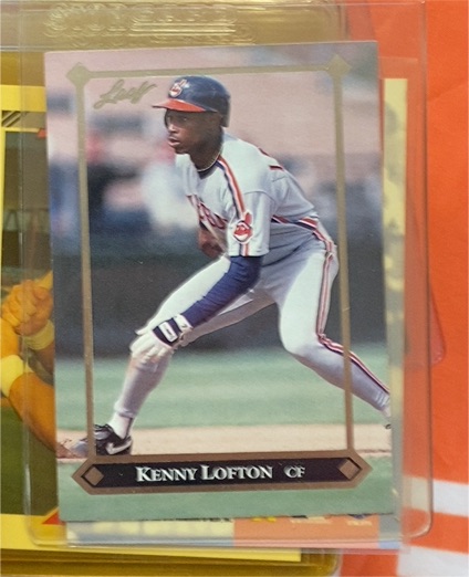 1992 Leaf Gold Leaf Rookies #BC-4 Kenny Lofton — front