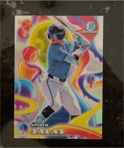 2025 Bowman Chrome #MM-17 Andrew Salas Melt Mashers Insert — front