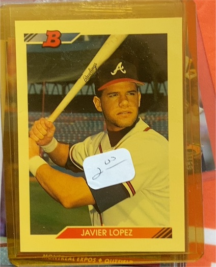 1989 Bowman #B-18 Javier Lopez — front