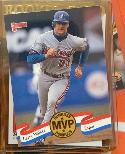 1993 Donruss MVP #MVP-33 Larry Walker — front