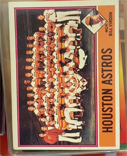 1976 Topps #147 Houston Astros / Bill Virdon — front