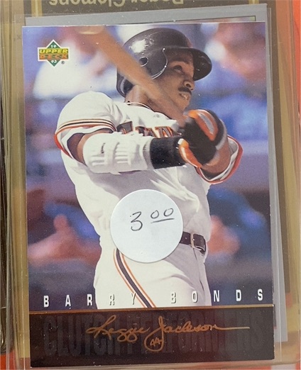 1993 Upper Deck #R3 Barry Bonds Reggie Jackson's Clutch Performers — front