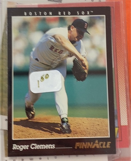 1993 Pinnacle #25 Roger Clemens Boston Red Sox — front