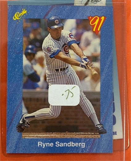 1991 Classic #Ryne Sandberg — front