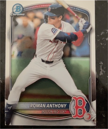 2025 Bowman Chrome #BCP-167 Roman Anthony — front