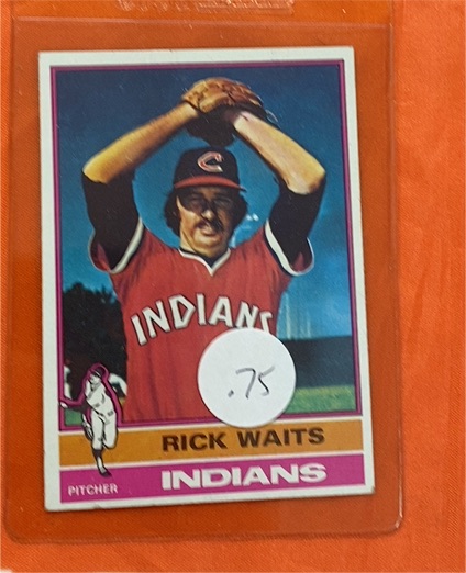 1976 Topps #433 Rick Waits — front