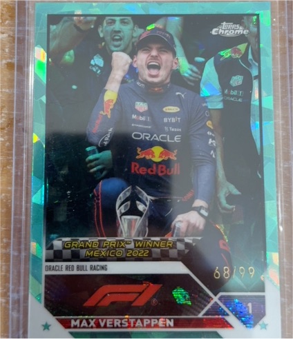 2023 Topps Chrome Formula 1 #163 Max Verstappen Oracle Red Bull Racing — front