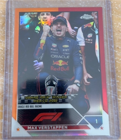 2023 Topps Chrome Formula 1 #163 Max Verstappen — front
