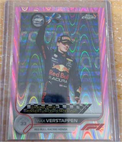 2021 Topps Chrome Formula 1 #33 Max Verstappen — front