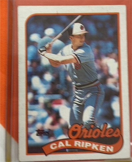 1989 Topps #250 Cal Ripken Jr. Baltimore Orioles — front