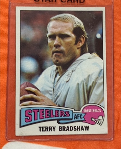 1975 Topps #461 Terry Bradshaw — front