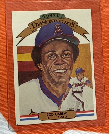 1982 Donruss Diamond Kings #8 Rod Carew — front