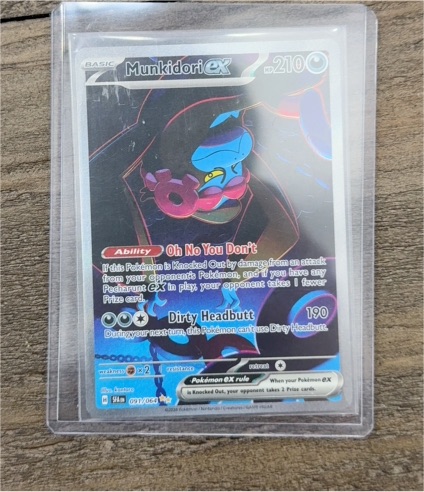 2024 Pokémon Shrouded Fable #091 Munkidori ex — front