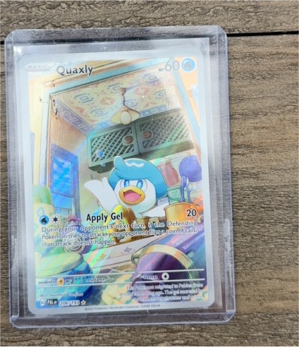 2023 Pokémon TCG Paldea Evolved #206 Quaxly Illustration Rare — front
