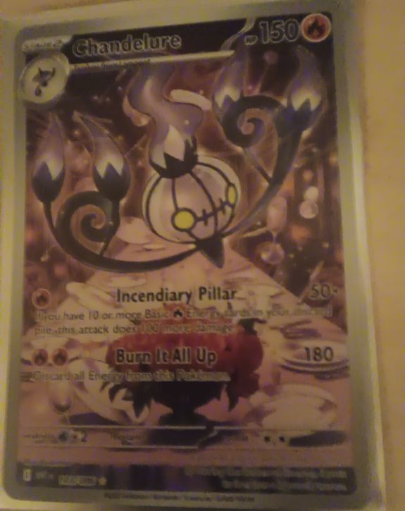 2025 Pokémon SV: White Flare #103 Chandelure Illustration Rare — front