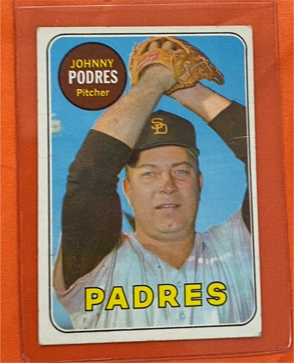 1969 Topps #659 Johnny Podres — front