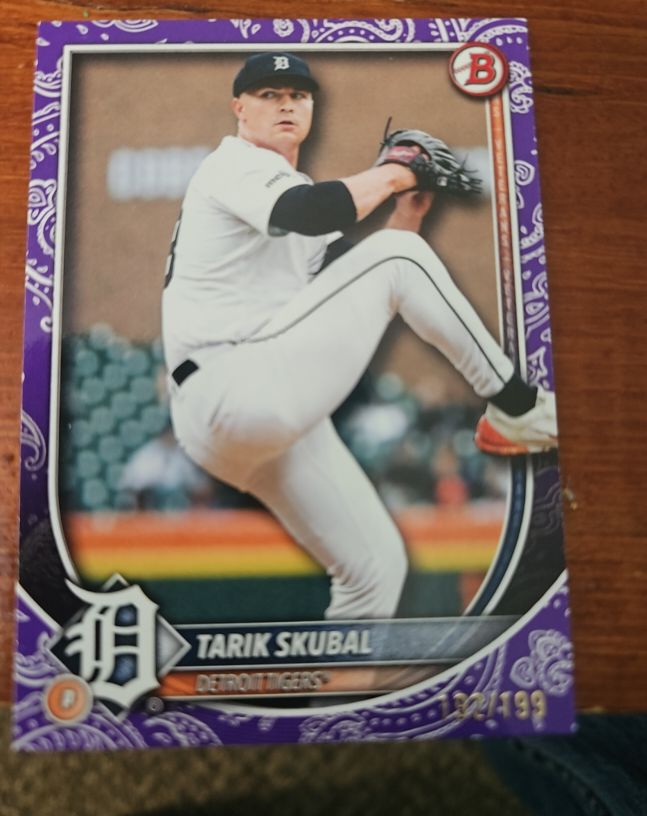 2025 Bowman #20 Tarik Skubal — front