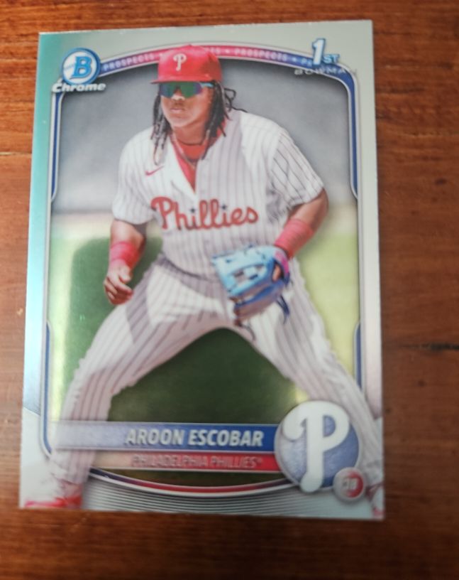 2025 Bowman Chrome #BCP-65 Aroon Escobar — front